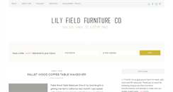 Desktop Screenshot of lilyfieldfurniture.com